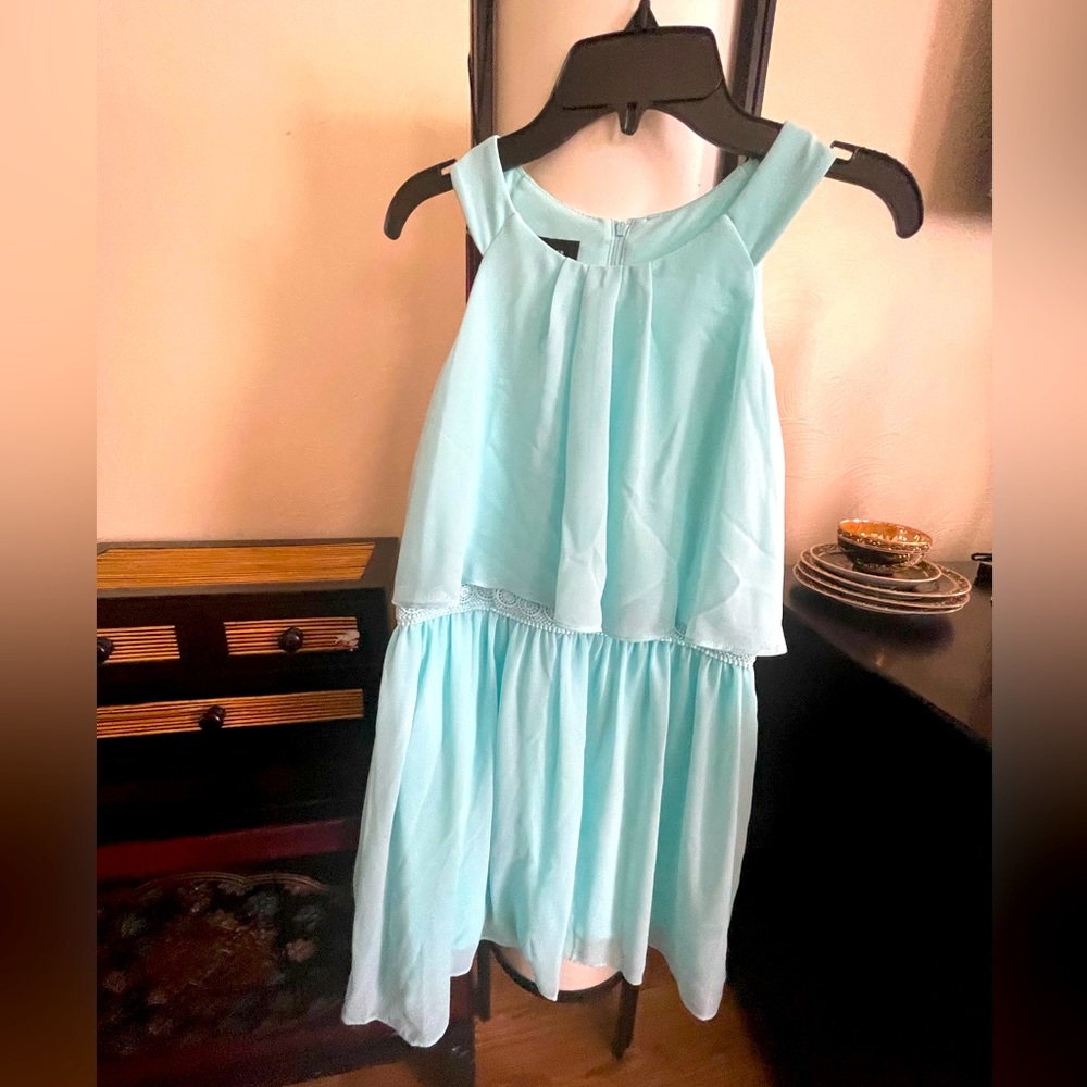NWT AMY BYER GORGEOUS LIGHT BLUE DRESS